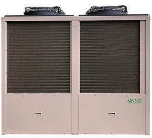 Front - L70 commercial Air Source Heat Pumps (ASHP).