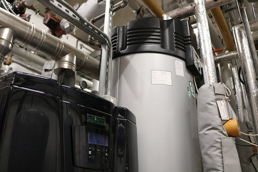 Public sector plant room Adveco