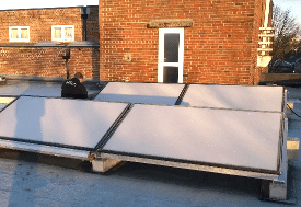 Education solar thermal system from Adveco