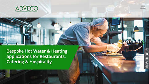 Digital brochure - Bespoke hot water & heating applications for restaurant, catering & hospitality.