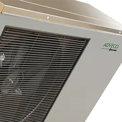 Commercial Air Source Heat Pump (ASHP).