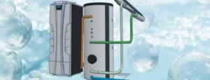 gas fired water heating with solar thermal preheat