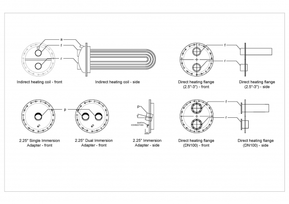 Stainless Steel Hot Water Tanks