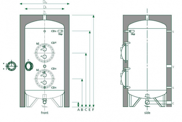 Stainless Steel Hot Water Tanks