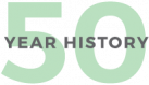 fifty-year-history-logo